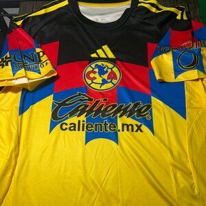 Liga MEXICO CLUB AMERICA Men's JERSEY Sz M,L,XL,2XL New by Adidas